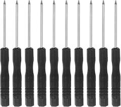 uxcell Mini Torx Screwdriver, T4 Star Head for Watch Eyeglasses Electronics Repair, 10 Pcs