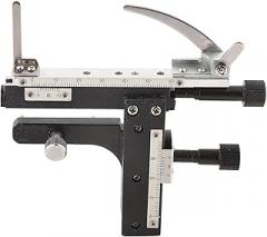 Movable Microscope Caliper, 1.38 Inch Microscope Movable Table, High Precision with Disks