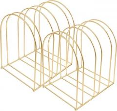 Milisten 2pcs Metal Wire Beanie Hat Display Stand Caps Storage Holder Knitted Woolen Hat Rack for Desktop Organizer in Gold, Suitable for Home and Shop Use