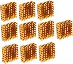 10pcs Aluminum Heatsink Cooling Module for Efficient Heat Dissipation Laptops Graphics Cards and Electronic Components Compact Design