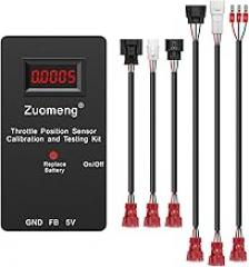 Throttle Position Sensor Adjustment and Testing Tool, Includes All Adapters, 1/10,000 Precision Readings, Compatible with Any Performance Motorcycle, Car, or Other Vehicles with Adjustable 5V TPS