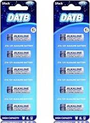 DATB A27 27A 12V Alkaline Battery (10-Pack) - 27A Long-Lasting for Garage Door Openers Remote Controls,Car Alarms Remote Controls, Doorbells