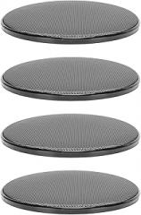 Speaker Grille Cover, 4PCS 180mm Cold Rolled Steel Mesh Car Speaker Covers, Round Mesh Protector with ABS Plastic for DIY Home Theater, Marine, and Automotive Use