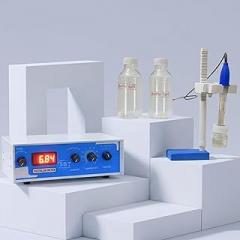 Digital pH Meter with 2 Point Calibartion, LCD Display, pH Buffer Soluitions 4 and 7 pH, With pH Electrode Table Top pH Meter