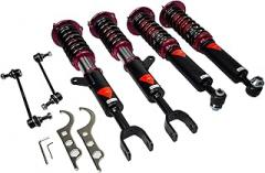 MMX3390-B MAXX Coilovers Lowering Kit, Fully Adjustable, Ride Height, 40 Damping Settings, compatible with BMW 6-Series Gran Coupe(F06) RWD W/O Electronic Dampers 2013-18