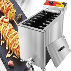 -1800W -3000W Cheese Hot Dogs Sticks Fryer,Electric Deep Hot Corn Dog Fryer,Commercial Cheese Hot Dogs Sticks Maker,Sausage Grill Stove
