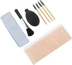 KICHOUSE 1set Earphone Cleaning Kit Brushes Swabs Blower and Cloth for Home Earphone Maintenance Effectively Removes Dust and from Headphones
