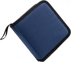Oxford Cloth 40-tablet CDs Capacity Auto Disc Holder Water and Wear for Quickly Access During Drive