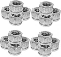 GLEAVI 100pcs Locking Nuts Set -loosening Fasteners for Precision Machinery and Electronic Applications