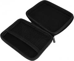 2pcs Portable Data Line Storage Pouch and Electronic Organizer Bag with Zipper, Compact 13.9x9.7x3.9cm Travel Cable Organizer for Earbuds, Chargers, and Power Banks