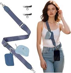 Clip and Go Phone Strap with Zipper Pouch