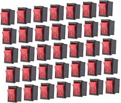 35pcs Rocker Off Button and for Appliances Boats and Household Electronics Easy to Install