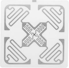 Dioche Small, Byte Tag 100pcs UHF Labels 860‑960MHz Electronic Indentification Blank Labels for Warehouse Assets Management 50x50mm