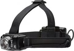 Browning Kings Peak SF Headlamp, Black, Battery Powered, Adjustable, 3 Brightness Settings, Electronic Lock-Out, Last Light Memory