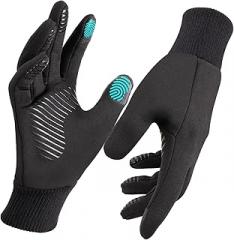 FEWTUR Winter Gloves for Men and Women in Cold Weather - Thermal Gloves with Touchscreen Fingers, Water Resistant Warm Gloves for Running, Bike and Hiking