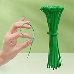50 Pcs 8 inch Reusable Zip Ties, Cables Ties with 48 lb Tensile Strength, Cable Ties, Wire Ties, Mechanic Tools, Electronics Tools, Zip Tie, Green