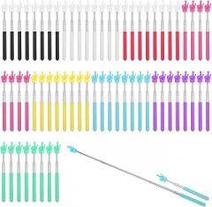 32 Pack Pointer Stick for Classroom, Extendable Multipurpose Teacher Pointer Stick Finger Pointers Sticks for Teachers Coach Presenter, Classroom Essentials(8 Colors)