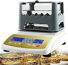 Digital Gold Purity Tester Accurate Karat & Density Analyzer for Gold Silver | 0.01g Resolution Electronic Jewelry Tester for Lab Bank Jewelry Store(300k)