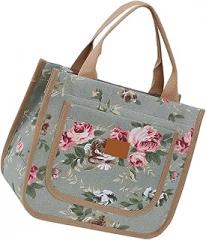 Bokcztml Reinforced Fabric Carryall with Expandable Compartment, Lightweight Bag for Workouts, Commute & Travel Gear Canvas Handbag Po