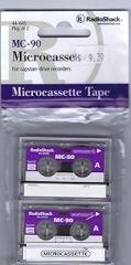 RadioShack MC-90 Microcassette Tape 2-Pack