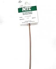 NTE Electronics 47-20148-BR Heat Shrink Tubing, Thin Wall, 2:1 Shrink Ratio, 1/16