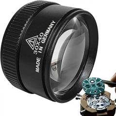 30X Coin Magnifier Loupe - Portable Jewelers Loupe, Precision Inspection Tool, Electronics Jewelry Plant Geology Reading Painting Craft Accessory | Collector for Hobby Professional Work UseX