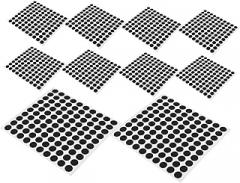 PartyKindom 10sheets Led Light Blocking Blackout Stickers Pack Sleep Stickers for Electronics Light Dimming Tape Sleep Labels