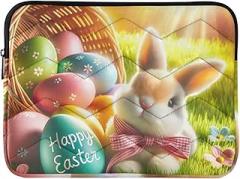 Envelope Laptop Sleeve Portable Electronic Device Cover Easter Rabbit Basket Sunshine Waterproof Briefcase Bag