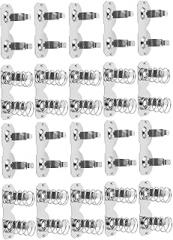 Cabilock 10sets Battery Contact Plates Spring Contacts for Negative to Positive Conversion for Flashlights and Electronic Devices