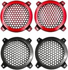 1 Pair Auto Speaker Cover Car Subwoofer Grille Accessories 4 Inches 123mm New 2026 High for Reliable Electronic Component, Precision, Stable Performance