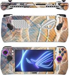 MIGHTY SKINS MightySkins Carbon Fiber Skin Compatible with Asus ROG Ally - Rocky Side | Protective, Durable Textured Carbon Fiber Finish | Easy to Apply