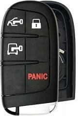 1x New Replacement Keyless Remote Key Fob Shell / CASE Compatible with & fit for Select RAM ProMaster - M3N-40821302-PRO-08 - (No Electronics or Chip Inside)