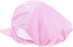 Anti-Static Working Cap Breathable Mesh Dustproof Safety Hat for Food Industry Electronics Workshop Unisex Lightweight Pink