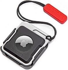 Nanuk Durable and Secure Airtag Holder, Attachable to Protective Cases, Backpacks, Luggage, Drones, Cameras, Keys, Electronics, Bikes, and Athletic Equipment (4 Mounting Options, Airtag Not Included)