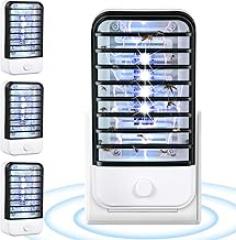 Plug in Bug Zapper Indoor Flying Insect Trap, 4 Pack Electronic Indoor Mosquito Zappers Fly Zapper Gnat Traps Lamp for Bug Insect for Home, Kitchen, Bedroom, Living Room,Office