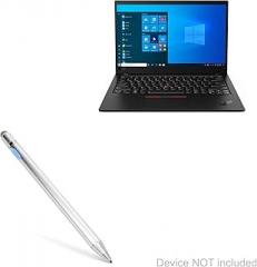 BoxWave Stylus Pen Compatible with Lenovo ThinkPad X1 Carbon Gen 8 (14in) - AccuPoint Active Stylus, Electronic Stylus with Ultra Fine Tip - Metallic Silver