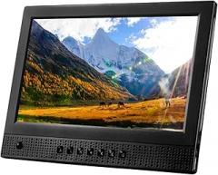 10.1-Inch Ultra-Thin Human Body Sensing Electronic Photo Album, Front Shock Speaker + Led Breathing Light (Black)