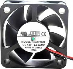 50MM DC12V 0.35A 4.2W 5020 RB5020SM Electronic Device Fan Speed 6200RPM 5CM Silent Power Supply Cooling Fan 50 * 50 * 20MM (2pin)