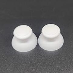 3D Analog Joystick Thumb Stick Grip Cap Button Controller Repair Cover Rocker Thumbstick Cap for WII U Pro Wii U Pad Gamepad White