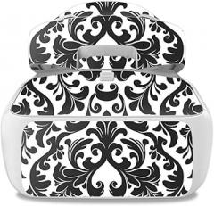 MightySkins Skin Compatible with DJI Goggles – Black Damask | Protective, Durable, and Unique Vinyl Decal wrap Cover | Easy to Apply, Remove, and Change Styles | Made in The USA