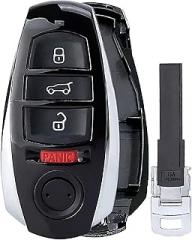 1x New Replacement Key Fob Remote Shell / CASE Compatible with & Fit for Volkswagen Touareg - MPN IYZVWTOUA-04 (NO Electronics or Chip Inside)