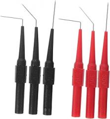 Veemoon 6pcs Multimeter Test Leads Pin Kit Test Probes Fine Tips for Automotive and Electronics