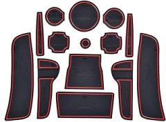 Car Door Groove Mats for Renault Koleos Electronic Parking Brake 2016-2018, Anti-Slip Waterproof Gate Slot Pad Groove Gasket Pad Accessories