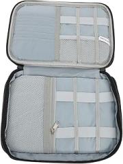 DOITOOL Travel Digital Accessories Organizer Bag Dual Case for Cables Chargers Watch Straps and Earphones Compact and Portable Storage for Electronics