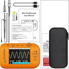 Mini Oscilloscope Portable OT2/OT4 Signal Generator Sampling Rate Electronics Repair Tool Graphic Tester(OT4-50MHz)