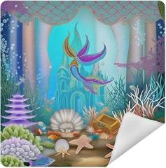 Ocean Underwater Mermaid Scales Camera Protective Wrap, Anti-scratch Lens Protector Wrapper, Magic Self-Adhesive Cloth for Cameras/DSLR/Laptop/Electronic Accessories, S