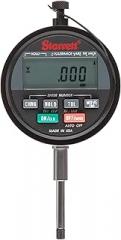 Starrett F2720-4M Wisdom Plus LCD Electronic Indicator, 9.525mm Stem Dia., 57.94mm Dial Dia., 0-15mm Range, 0.02mm Graduation