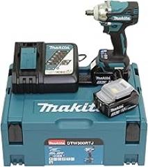 Makita DTW300RTJ 18V Li-ion LXT Brushless Impact Wrench Complete with 2 x 5.0 Ah Batteries and Charger Supplied in a Makpac Case