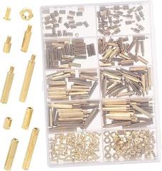 Hexagonal Copper Column Nut for Electronics 320pcs M2 Standoff Screws Assortment Kit
