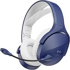 HyperX Cloud Jet – Dual Wireless Gaming Headset, 2.4GHz dongle, Bluetooth 5.3, PC, PS5, Mobile, USB-A – Light Blue